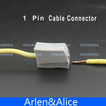 100 kozarcev Enotni 1 pin kabel usb žična napeljava priključitev priključek za svetilke