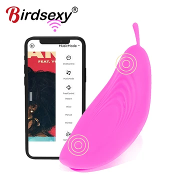 Bluetooth Ženski Vibrator Žensk Dildo Metulj Vibrator Sex Igrače za Ženske APP Remote Control Analni Vibratorji za Ženske Nekaj