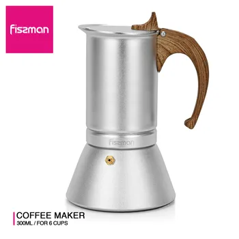 FISSMAN italijansko Kavo Pot, 300 ml Espresso Kavo Kavo Kavo 6 Skodelic Aluminija aparat za Kavo Coffeeware Za Indukcijske Stovetop