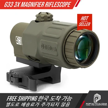 G33 3X Lupo Riflescope Mil Spec TAN Barvo Oznake Na zalogi