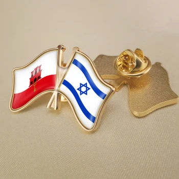 Gibraltarja in Izrael Prečkal Dvojno Prijateljstvo Zastav broške Broška Značke