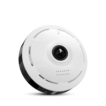 HONTUSEC 360-Stopinjski Mini Kamera 1080P WiFi Panoramski Fotoaparat Varnostni Nadzor Brezžična IP Kamera Fisheye Zaprtih Night Vision