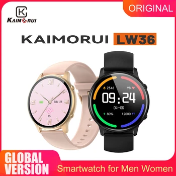 KAIMORUI LW36 Pametno Gledati Moške 3ATM Nepremočljiva Srčni utrip Kisika v Krvi, Monitor Fitnes Tracker Ženske Smartwatch Za Android IOS