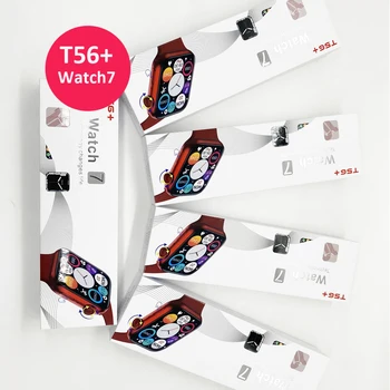 Najbolje prodajan T56+ Pametno Gledati Nosljivi Naprave watch 7 reloj inteligente pametno gledati t56+ serija 7, za Android ios