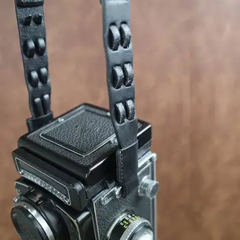 nastavljiv Usnje, Bombaž Vratu Ramenski Trak Pasu za Rollei Rolleiflex TLR Filmsko Kamero CS174