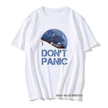 Novost Zasedbo Zemlja SpaceX Starman Majica s kratkimi rokavi Moški 100% Bombaž Elon Musk Prostora X T-Shirt Poletje Camiseta Mens Tshirt Ne vznemirjajte