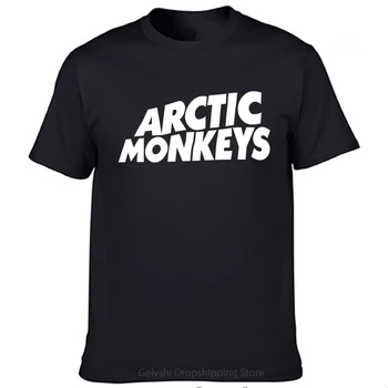 Rock skupina Arctic Monkeys majica s kratkimi rokavi Moški Ženske Modni Bombaža T-shirt Otrok Hip Hop Tee Vrhovi Pismo Tshirt Camiseta Prevelik Vrh Punk