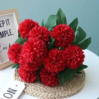 Simulacija Svile Cvet Umetno Regrat Šopke Umetnosti Doma Dnevna Soba Namizno Dekoracijo DIY Poročno Cvetje Dogovoru