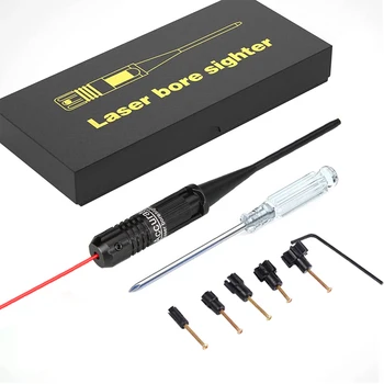 Taktično Red Dot Laser Izvrtino Sighter Laser Obseg Komplet za 0.22 - 0.50 Pet Kalibra Puške Hund Pištolo Slog Collimator