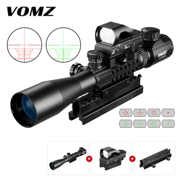 VOMZ 3-9X40 taktično Optične pogled red dot Laser nastavite airsoft oprema S povečano znanja Prepoznavanje možnosti za puška za lov