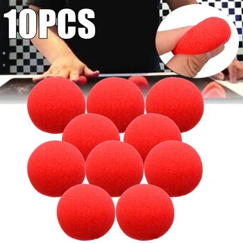 10pcs 4.5 cm Čudovit Red Ball Super Mehka Goba Žoge Za Čarobno Stranka Fazi Trik Prop Klovn Nos