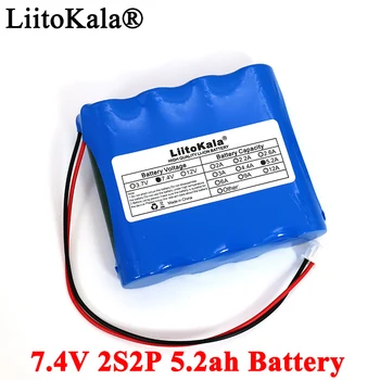 7.4 V 18650 Litij-ionska Baterija 2S2P 5.2 ah Ribolov LED Luči Bluetooth Zvočnik 8.4 V Sili DIY baterije s PCB