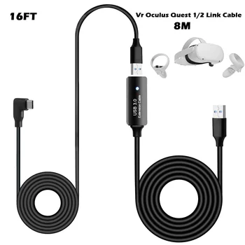 8m VR Podaljšek USB3.0 Stabilno Podatkov Line Tip A, C, USB, Slušalke, Kabel za Oculus Prizadevanju Povezavo Pare VR Dodatki