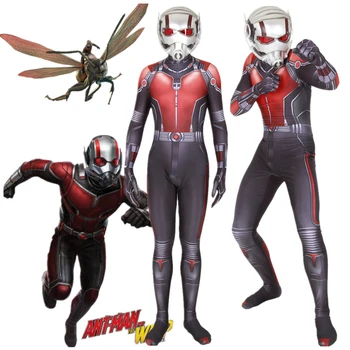 Ant-Človek Cosplay Kostum Superheroj Zentai Obleka, Obleka Jumpsuits