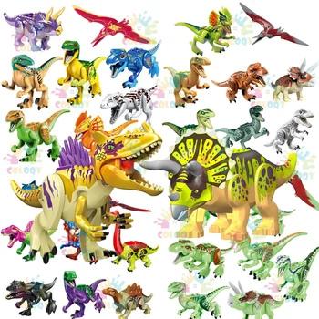 Disney Jurassic Svetu Gradniki Dinozaver Triceratops Opeke Živali Izobraževalne Igrače Za Otroke, Za Fante Božična Darila