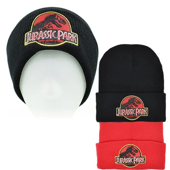 Jurassic Park, Dinozaver Kape Pozimi Klobuk, Kapa Bombaž Plesti Skullies Kapa Hip Hop Prostem Ulične Klobuki Božični Klobuk, za ljubitelje