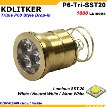 KDLITKER Trojno Luminus SST-20 1000 Lumnov High Power LED-Spusti-v Modulu (Dia. 26,5 mm)