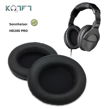 KQTFT 1 Par Nadomestne Ušesne Blazinice za Sennheiser HD280 PRO HD-280 HD 280 Slušalke EarPads Earmuff Kritje Blazine Skodelice