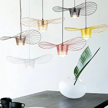 Sodobno minimalistično moda lestenci Osebno umetnosti dnevni sobi luč kreativna zasnova restavracija lučka spalnica klobuk lučka